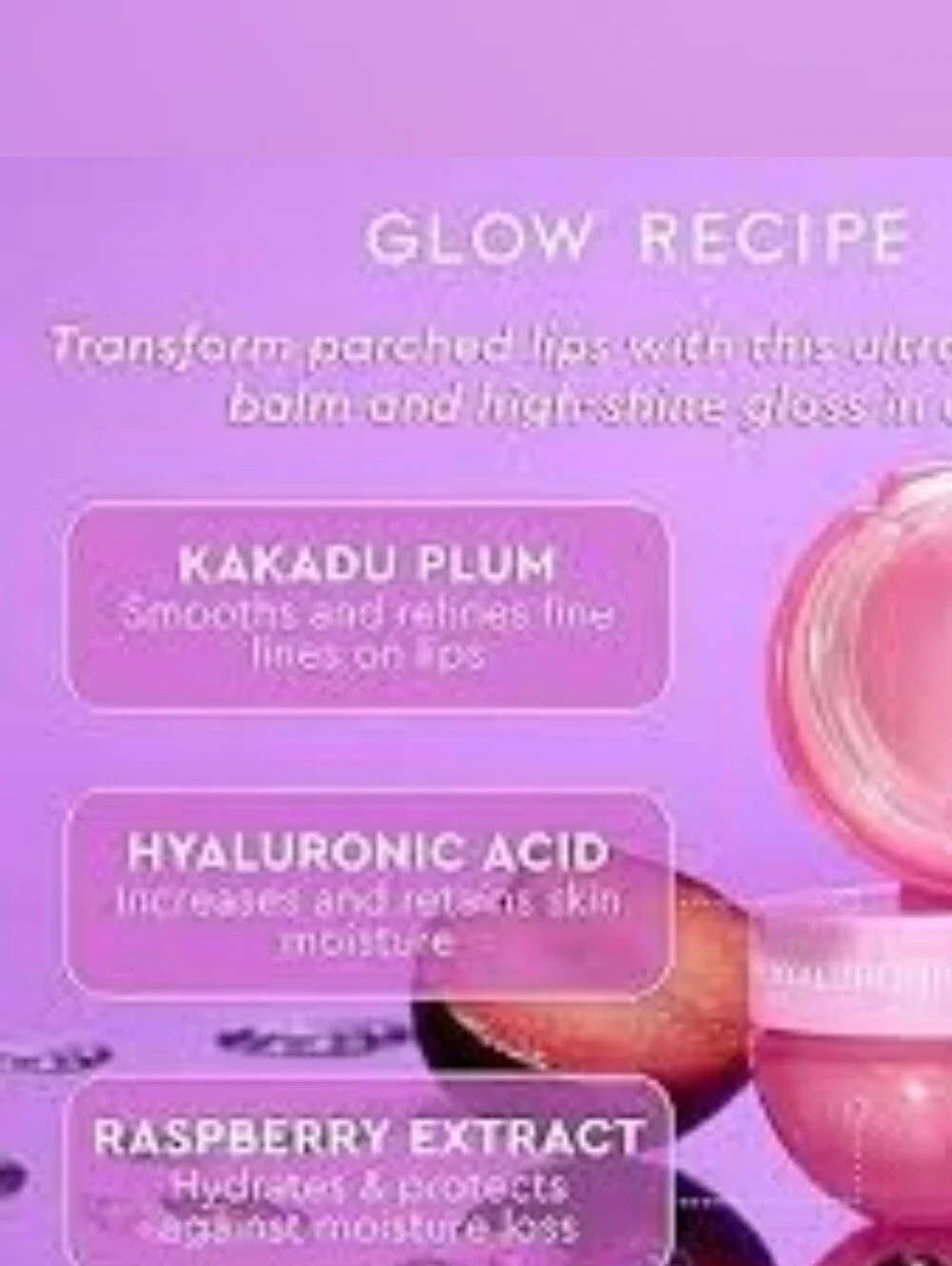 Glow Recipe Plum Plump Hyaluronic Gloss Balm